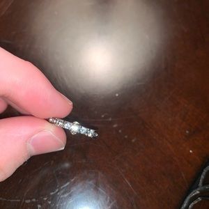 Ring with multiple sapphire rocks at top